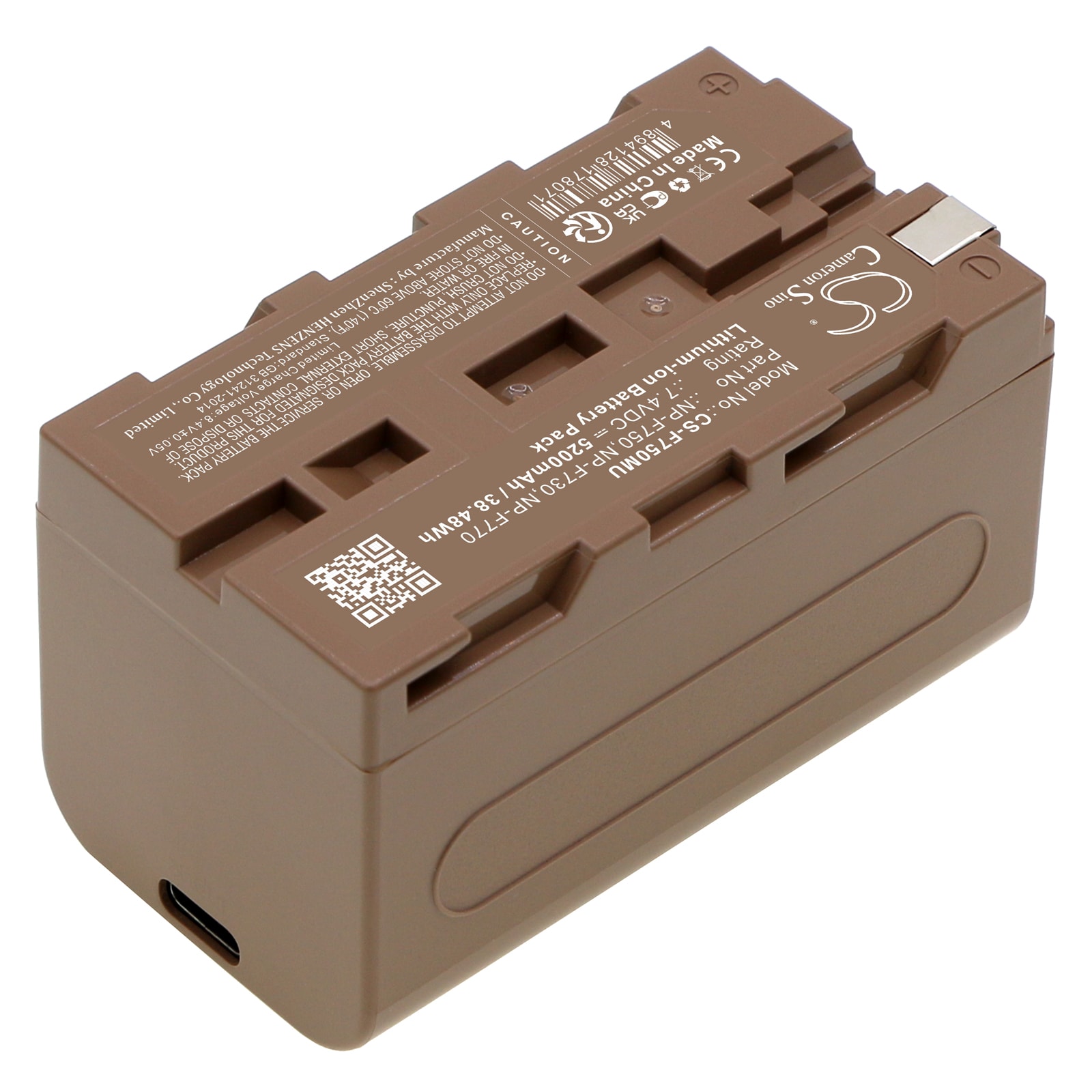 Batteri til kamera for Sony CCD-SC7, CCD-SC9, CCD-TR12 osv.