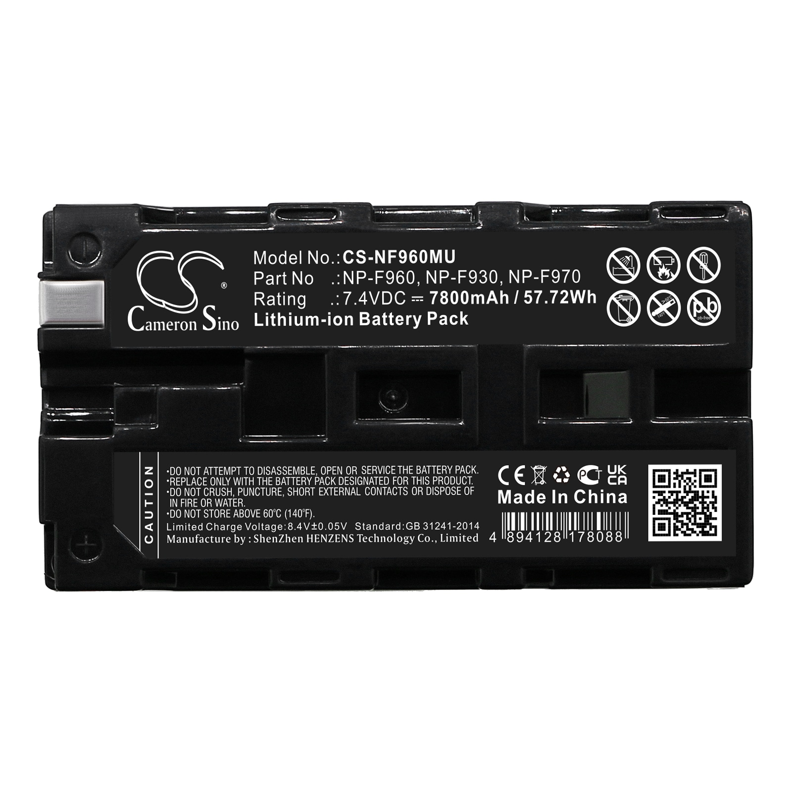 Batteri for kamera til Comrex Access Portable2