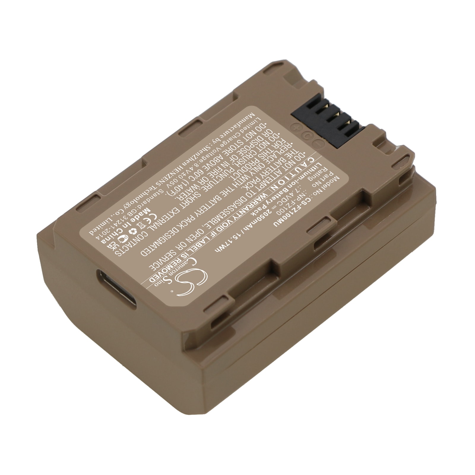 Batteri til kamera for Sony Alpha A9, A7R Mark 3, A7 Mark 3 og andre.