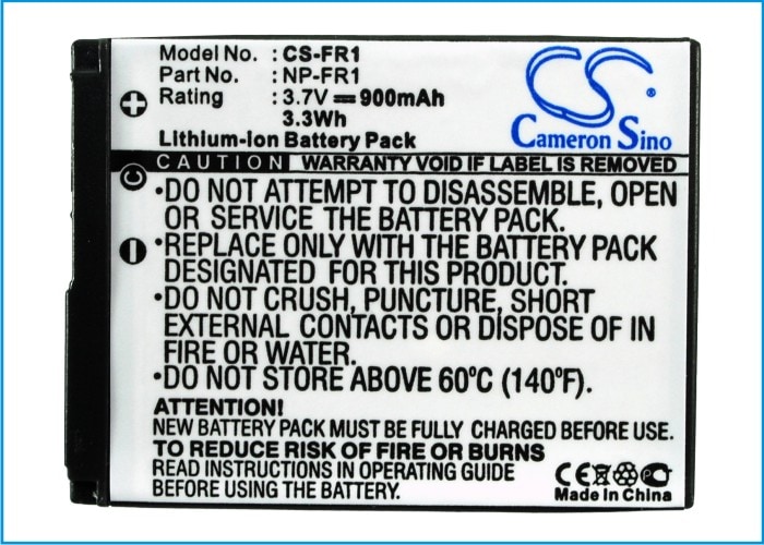 Batteri til kamera for Sony Cyber-shot DSC-P200, Cyber-shot DSC-P150/B osv.