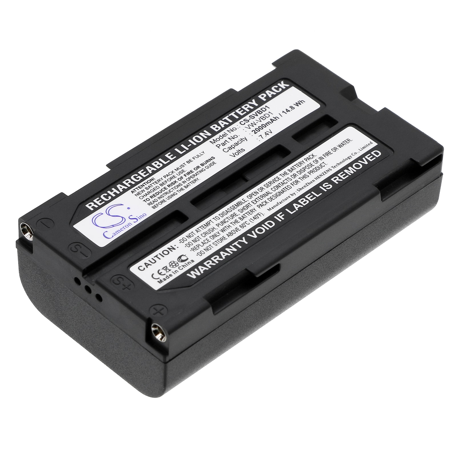 Batteri til kamera for RCA CC8251, Pro 598, Pro 698H osv.