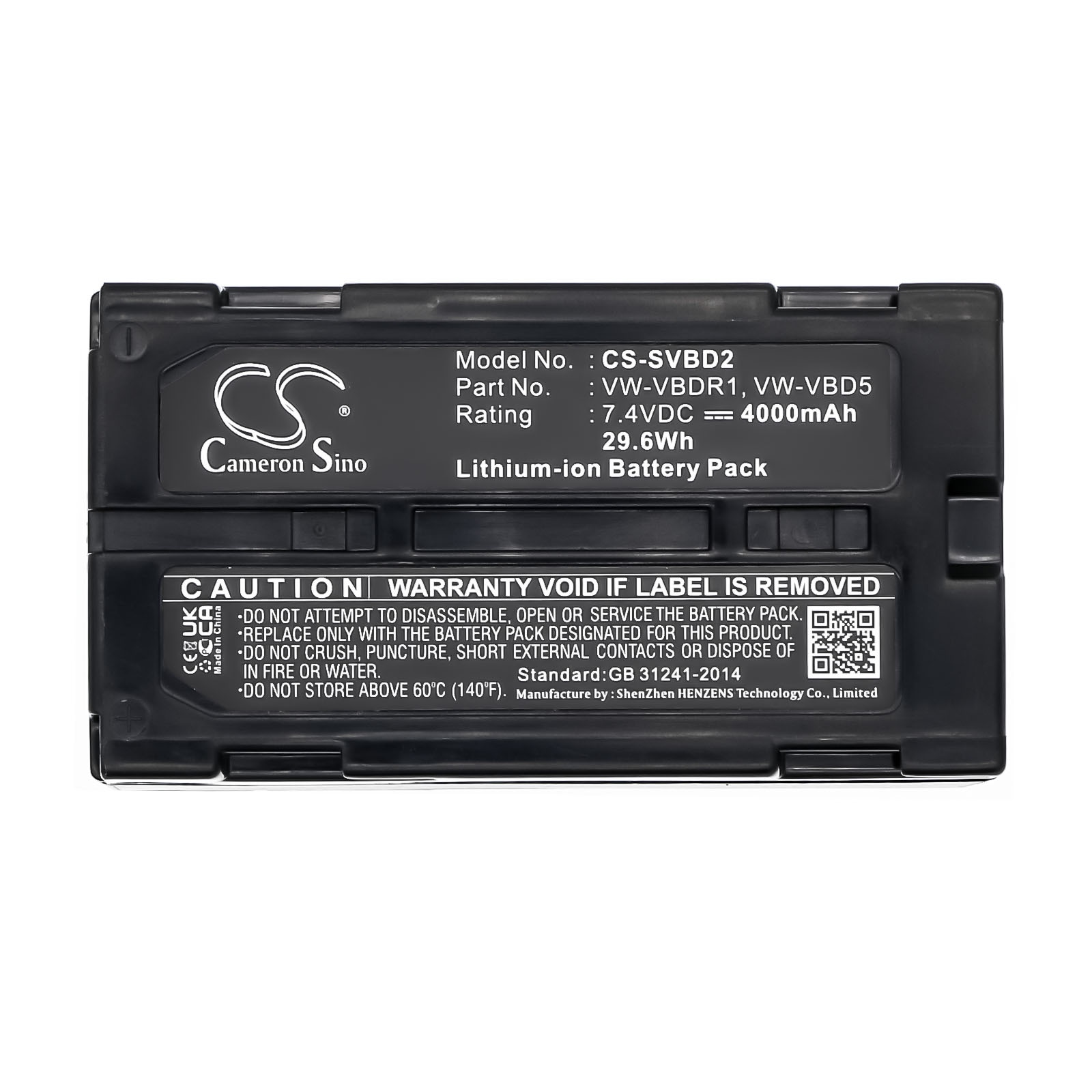 Batteri til kamera for RCA CC-8251, PRO-V730, PRO-V742