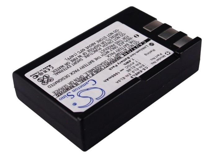 Batteri til Nikon Kamera – 1000 mAh Li-ion Erstatningsbatteri for Lang Brukstid