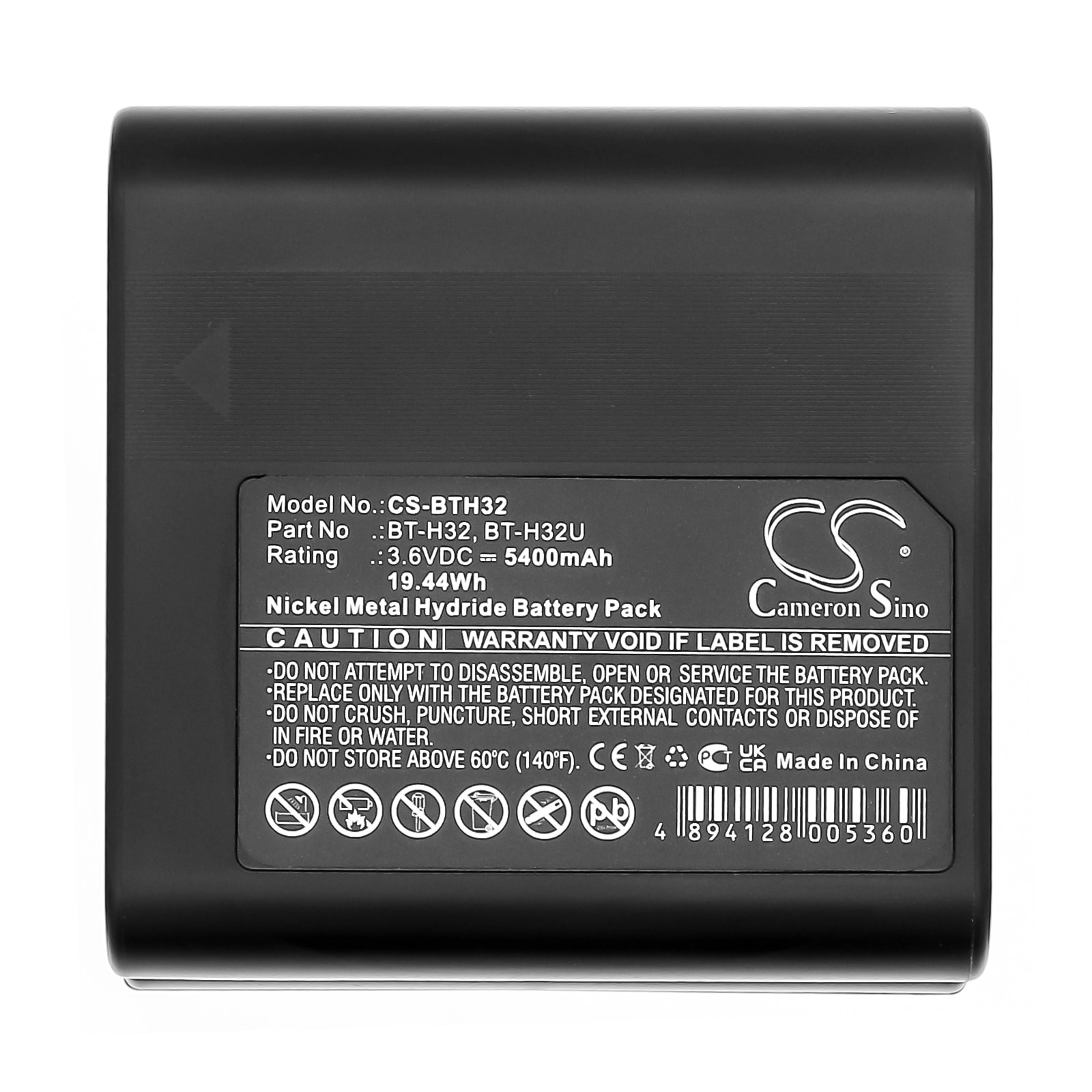 Batteri til kamera for Sharp VL-AH50S, VL-AH1510, VL-AH131E og andre
