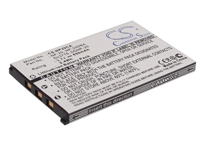 Batteri til kamera for Casio Exilim EX-S770SR, Exilim EX-S770BE, Exilim EX-S770BU osv.