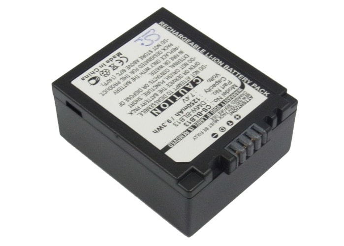 Batteri til kamera for Panasonic Lumix DMC-G1 SLR, Lumix DMC-G1, Lumix DMC-GF1 og andre.