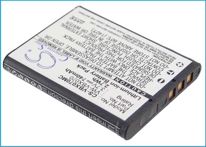 Batteri til kamera for Panasonic HX-WA10, HX-DC1, HX-DC10 osv.