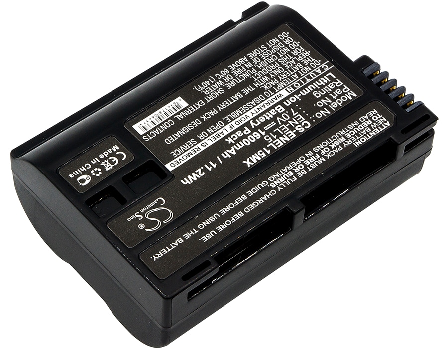 Batteri til kamera for Nikon Coolpix D7000, D800, Digital SLR D800 osv.