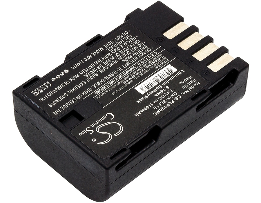 Batteri til kamera for Panasonic Lumix DMC-GH3, Lumix DMC-GH3A, Lumix DMC-GH3AGK og andre.