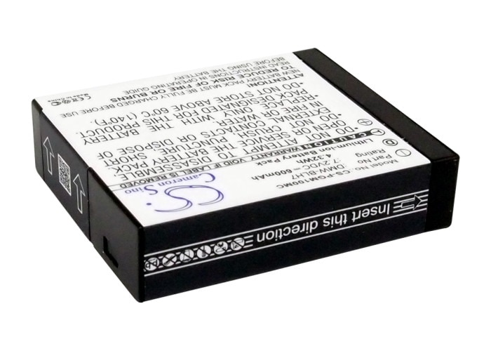 Batteri til kamera for Panasonic Lumix DMC-GM1, Lumix DMC-GM1KS, Lumix DMC-GM1D og andre.