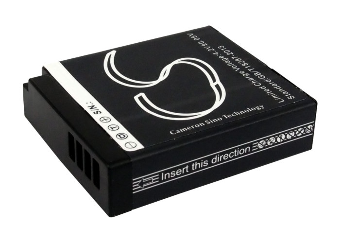 Batteri til kamera for Panasonic Lumix DMC-GM1, Lumix DMC-GM1KS, Lumix DMC-GM1D og andre.