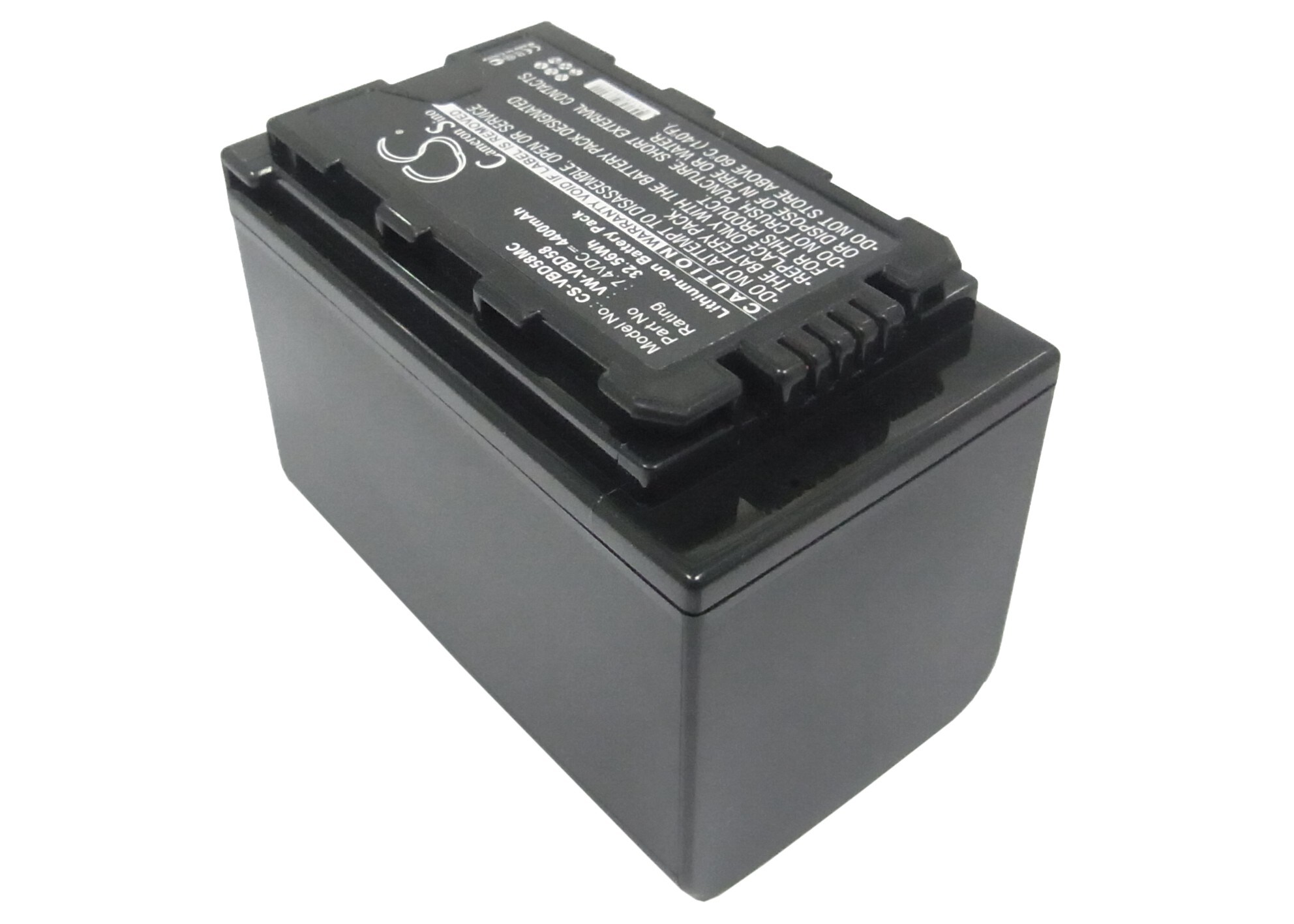 Batteri til kamera for Panasonic HDC-MDH2GK, HC-MDH2, AJ-PX298MC og andre.