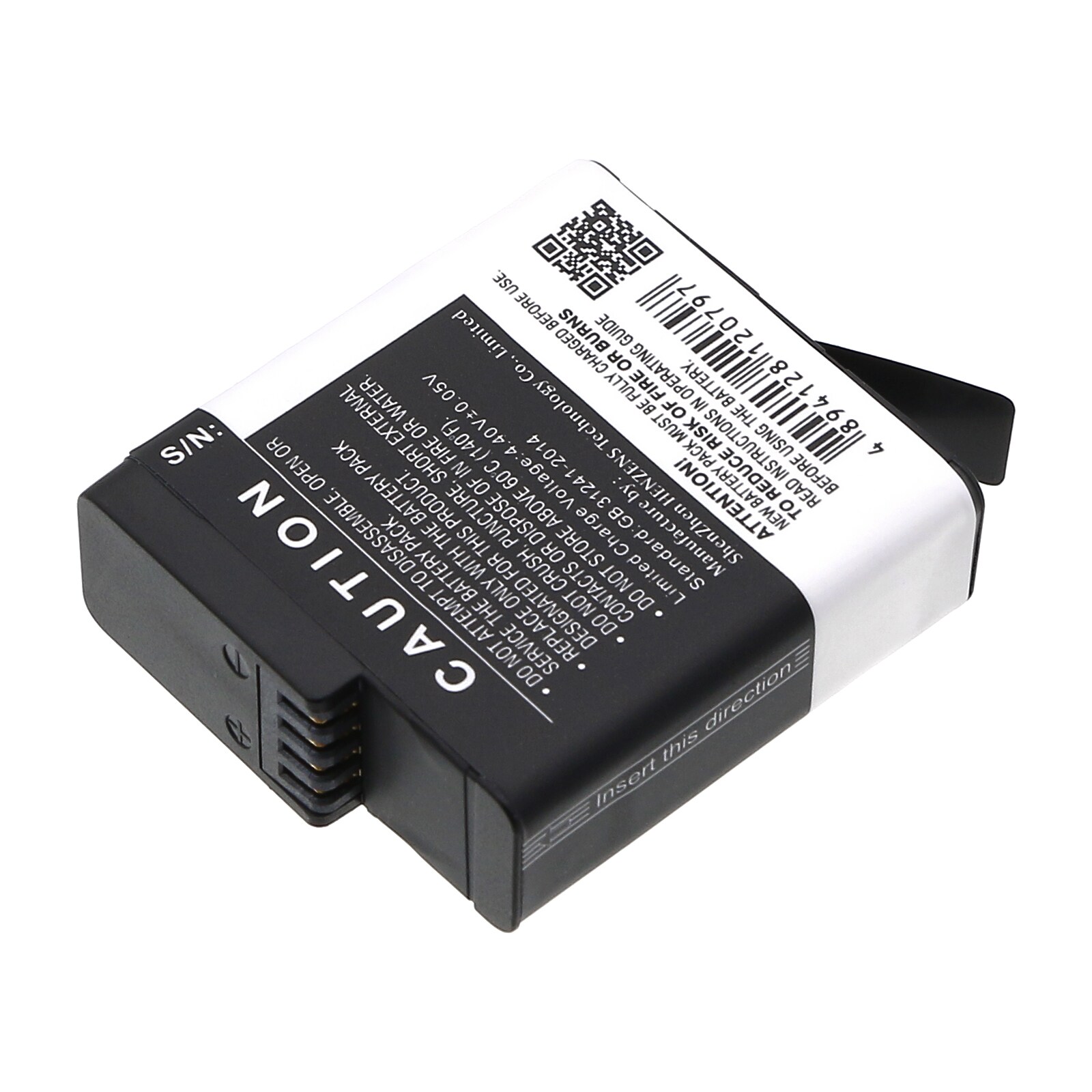 Batteri for kamera for GoPro Hero 5, CHDHX-501, ASST1 og andre.