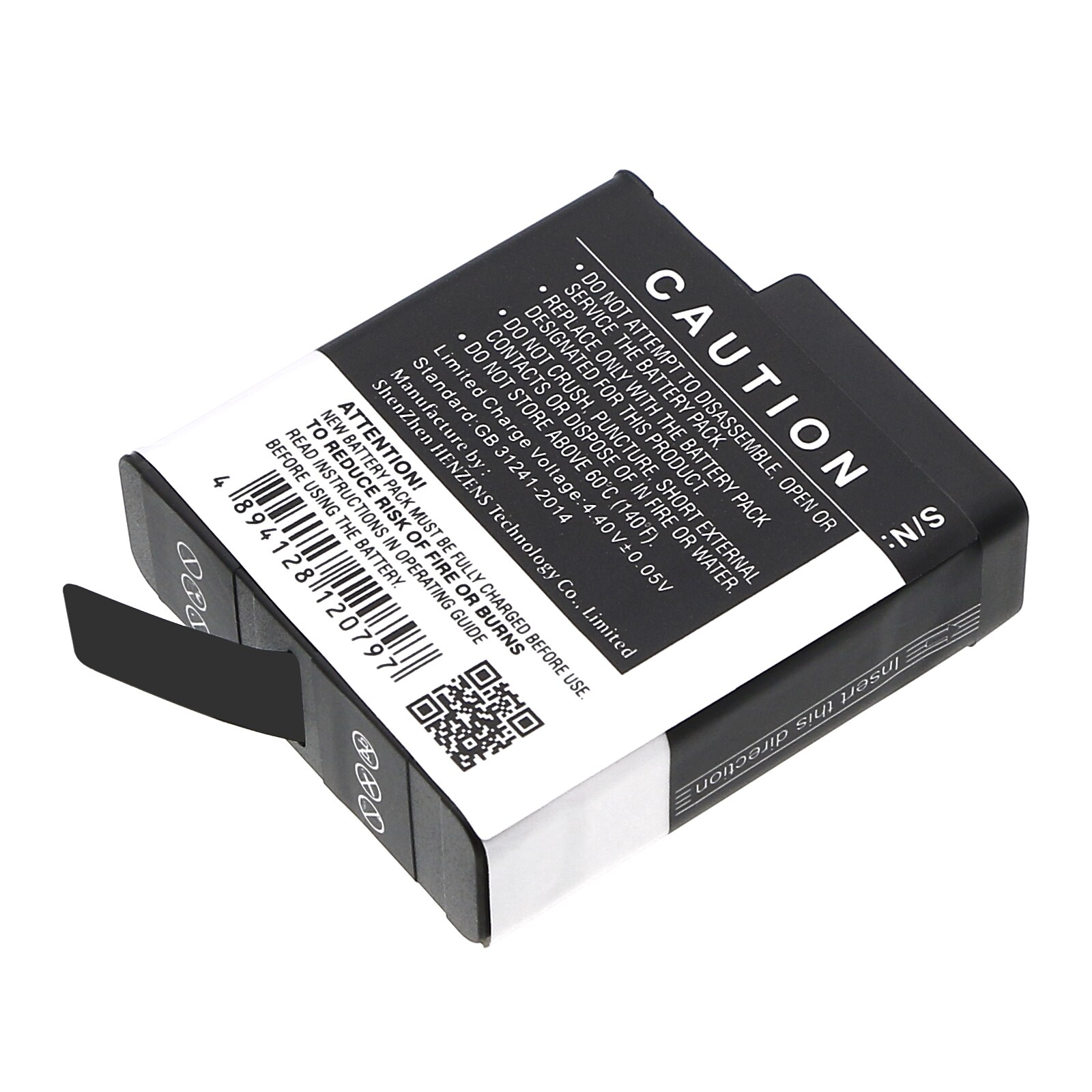 Batteri for kamera for GoPro Hero 5, CHDHX-501, ASST1 og andre.