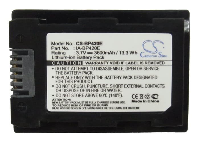 Batteri til kamera for Samsung HMX-S10, HMX-S15, HMX-S16 osv.
