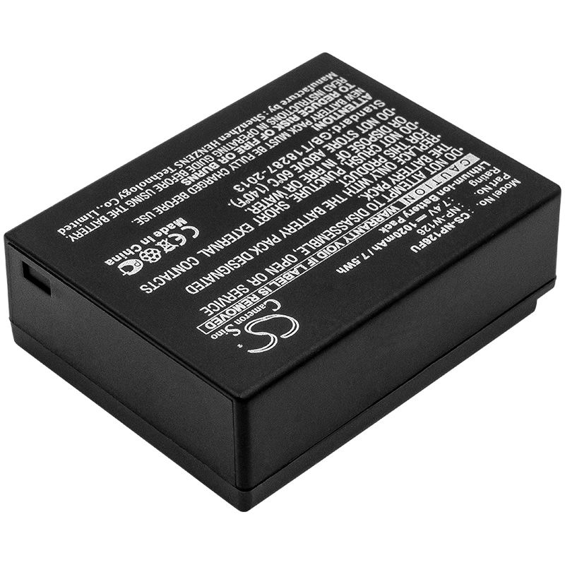 Fujifilm Batteri 1020 mAh – Li-ion Erstatningsbatteri for Lang Fotograferingstid