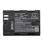 Batteri til Canon Kamera – 7,4 V 2000 mAh Li-ion med Lang Levetid