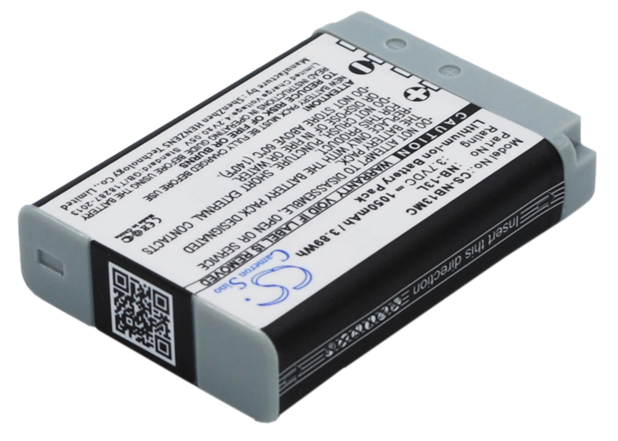 Batteri til kamera for Canon Powershot G7X, Powershot G5X, Powershot G9X osv.
