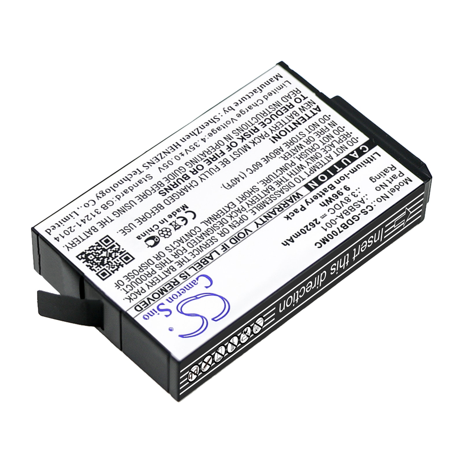 Batteri for kamera for Gopro Fusion, Fusion VR 360