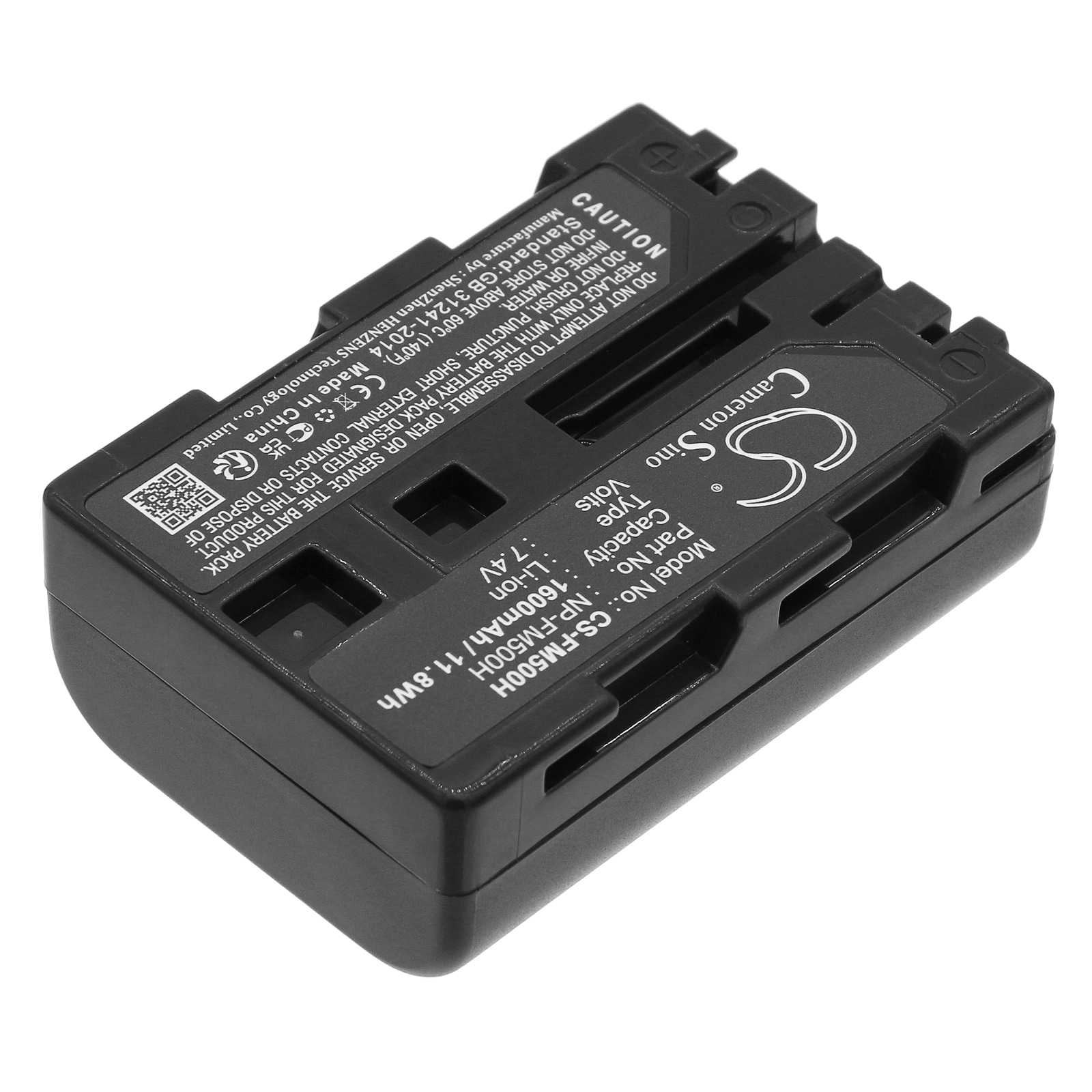 Batteri til kamera for Sony DSLR-A100, DSLR-A200, DSLR-A300 osv.