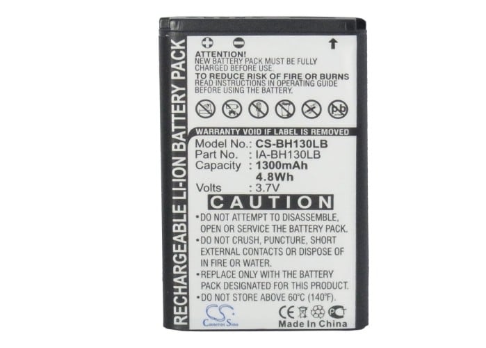Batteri til kamera for Samsung SMX-C14, SMX-C10, SMX-C20 osv.