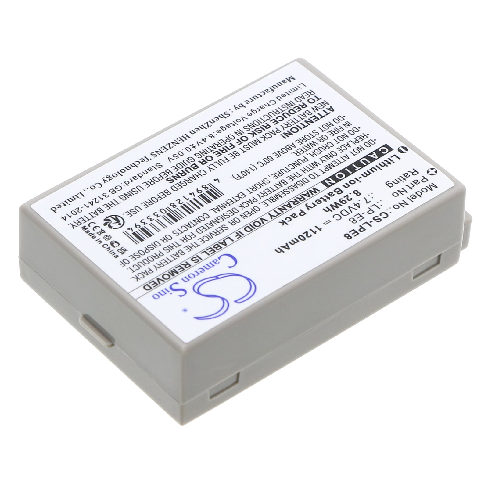 Canon Kamera Batteri – 1120 mAh Li-ion for Langvarig Bruk