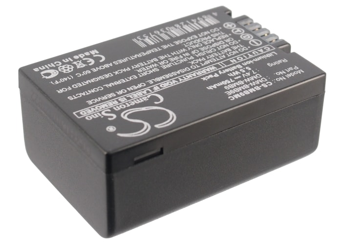 Batteri til kamera for Panasonic Lumix DMC-FZ40, Lumix DMC-FZ100, Lumix DMC-FZ40K og andre.