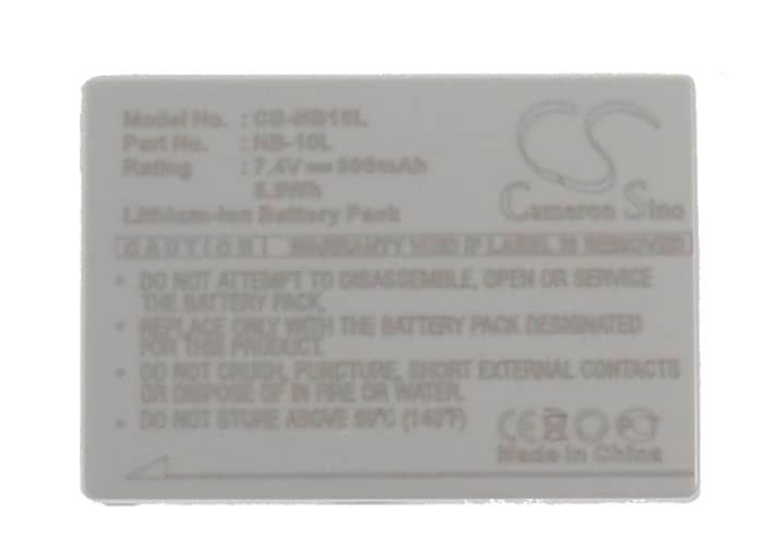 Batteri til kamera for Canon PowerShot SX40 HS, PowerShot G1 X