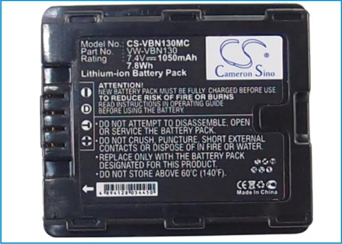 Batteri til kamera for Panasonic HDC-TM900, HDC-HS900, HDC-SD900 osv.
