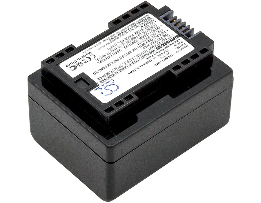 Batteri til kamera for Canon VIXIA HF M52, VIXIA HF M50, VIXIA HF M500 og andre.
