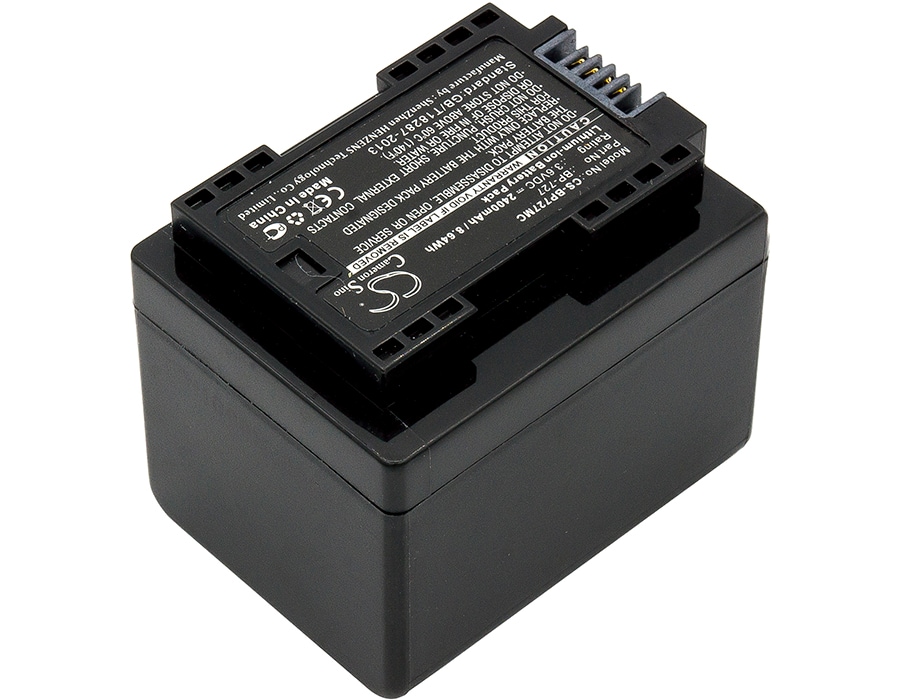 Batteri til kamera for Canon VIXIA HF M52, VIXIA HF M50, VIXIA HF M500 og andre.