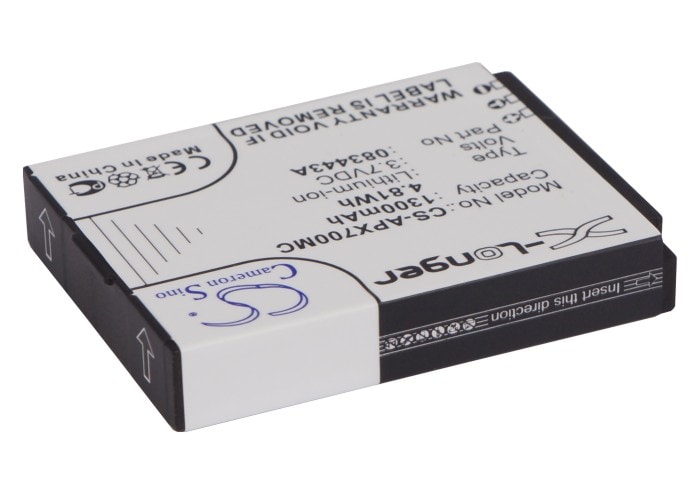 Batteri til kamera for Actionpro X7, ISAW A1, ISAW A2 Ace osv.