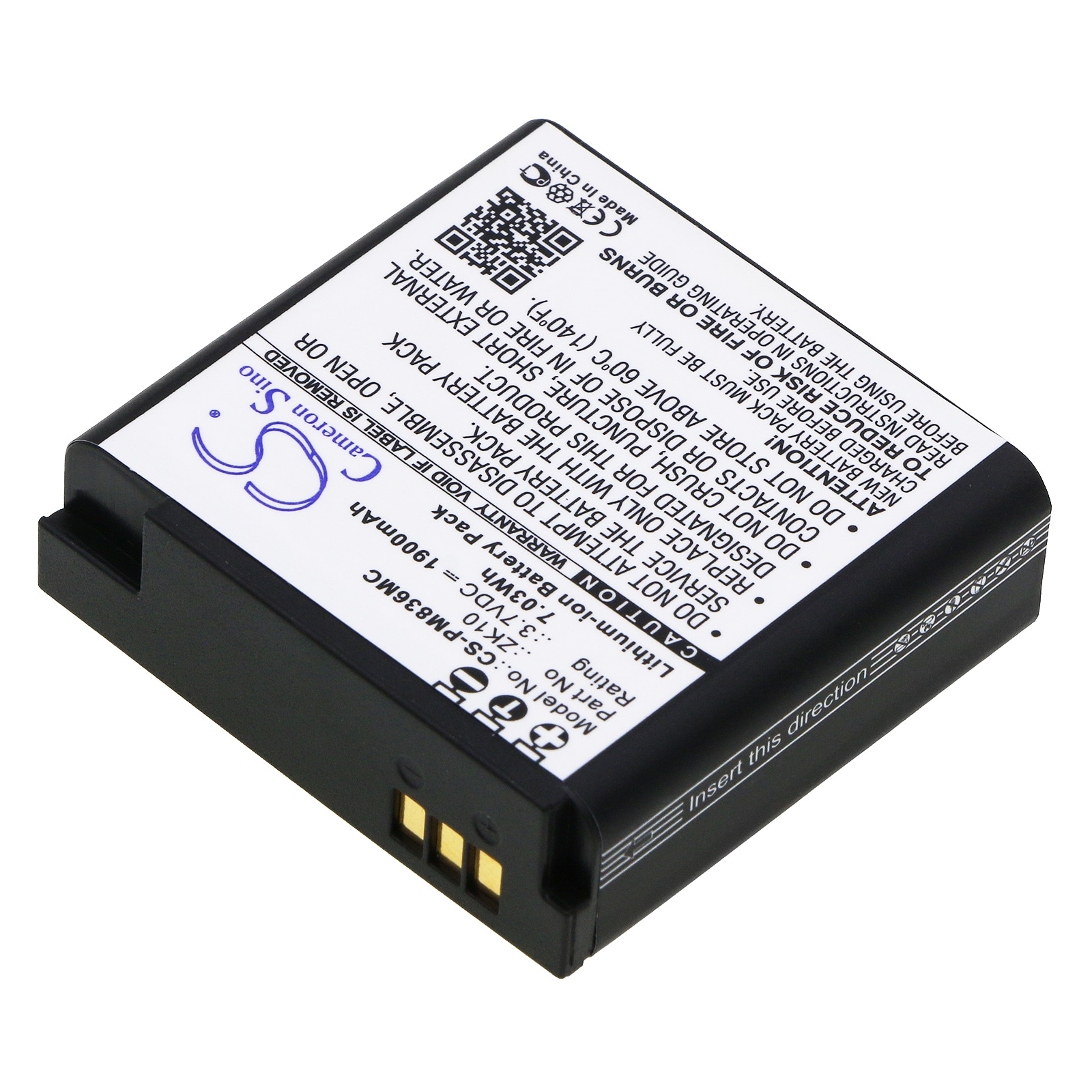 Batteri til kamera for Polaroid iM1836