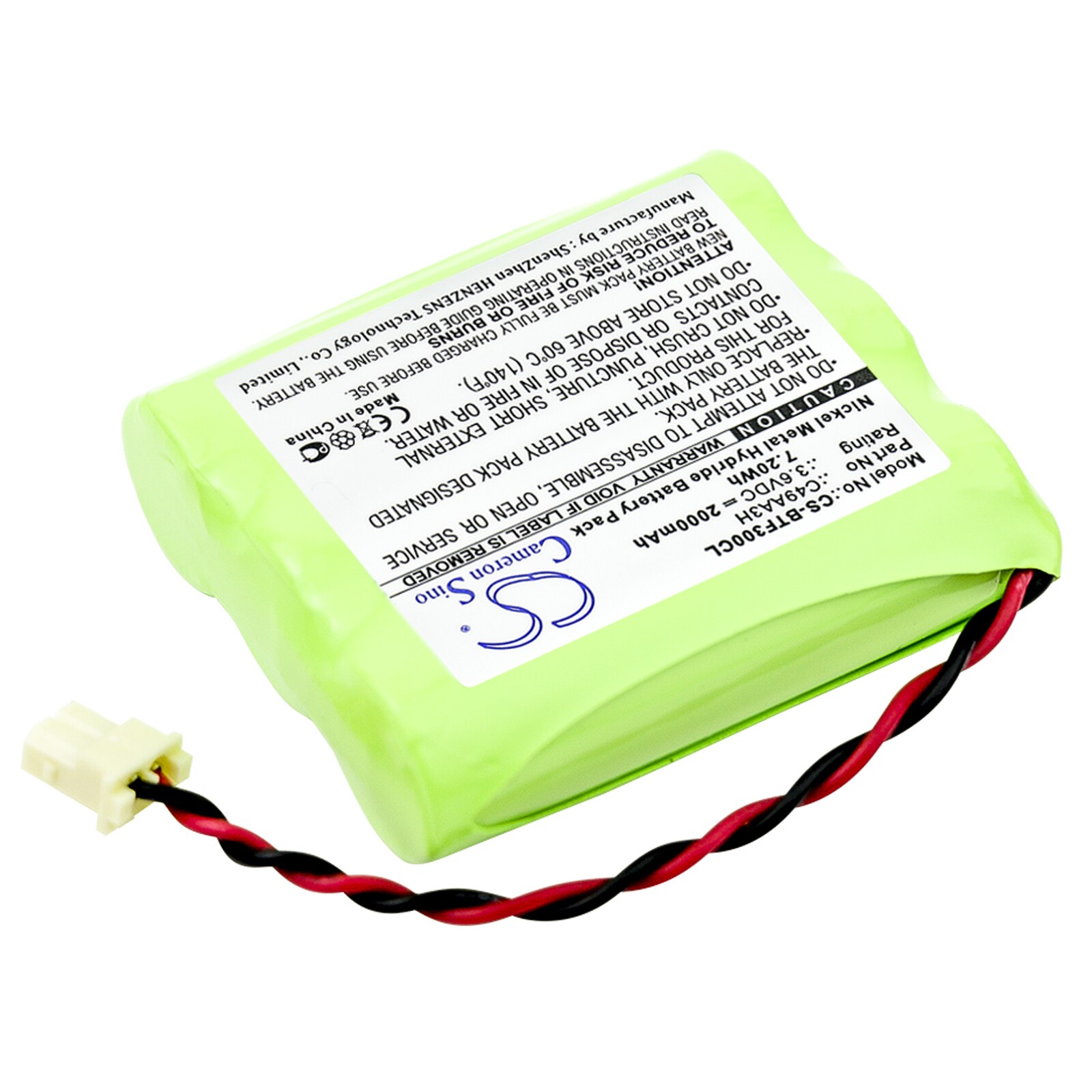 Batteri til trådløs telefon for BT Freestyle 300, Freestyle 500, Freestyle 600 osv.
