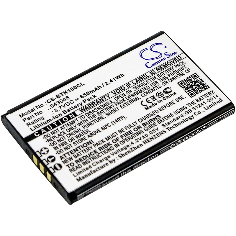 Batteri til trådløs telefon for BT Elements 1K