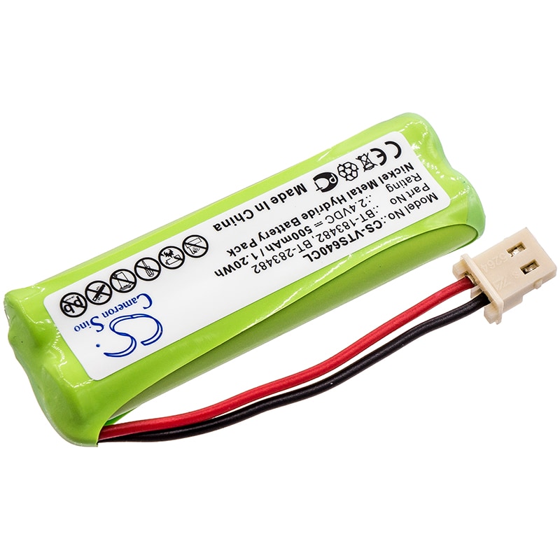 Batteri til trådløs telefon for V Tech 89134801, DS6401, DS6421 og andre
