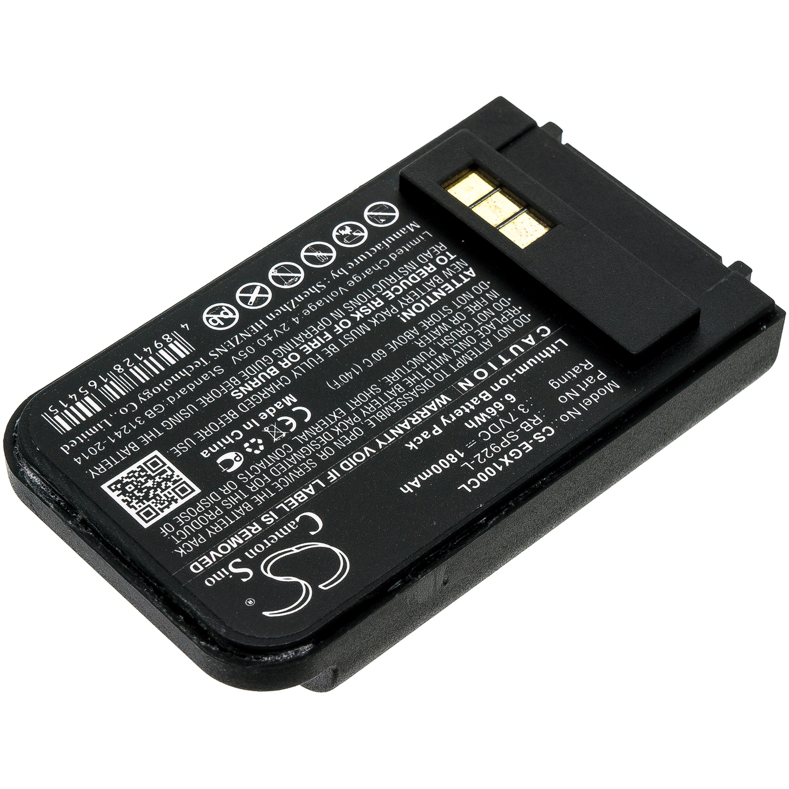 Batteri til trådløs telefon for EnGenius DuraFon 1x, DuraFon 4x, Durawalkie og andre.