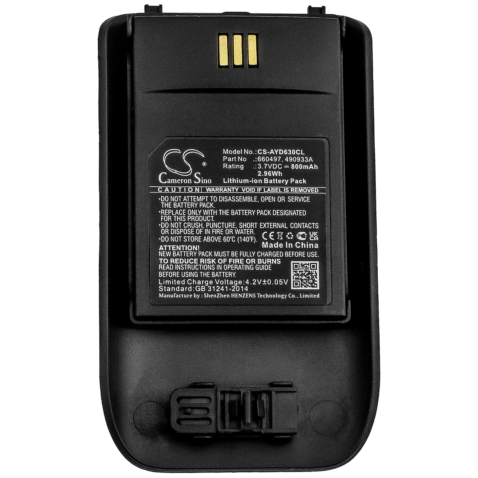 Batteri til trådløs telefon for Mitel 5634, 5614