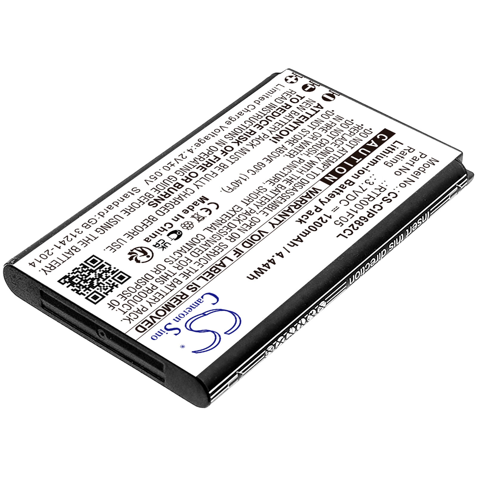Batteri til trådløs telefon for Cisco IP DECT 6800, IP DECT 6825, CP6825-3PC-K9