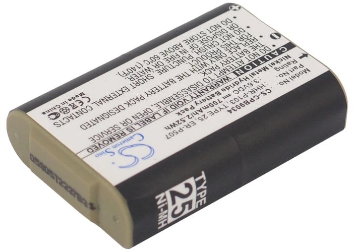 Batteri til trådløs telefon for Radio Shack 23-966, 43-9004, 43-9015 etc.