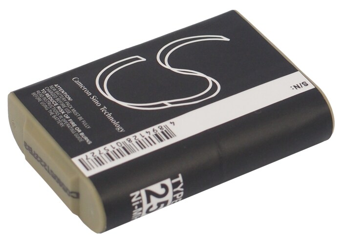 Batteri til trådløs telefon for Radio Shack 23-966, 43-9004, 43-9015 etc.
