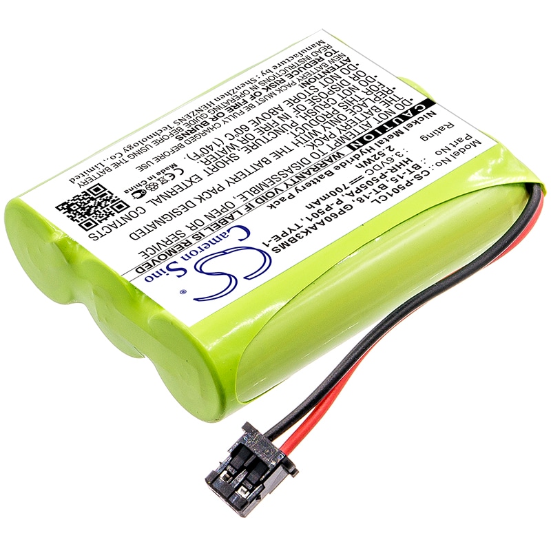 Batteri for trådløs telefon for $ 0000060n BBTY0623001, BPT18, BT1006 og andre.