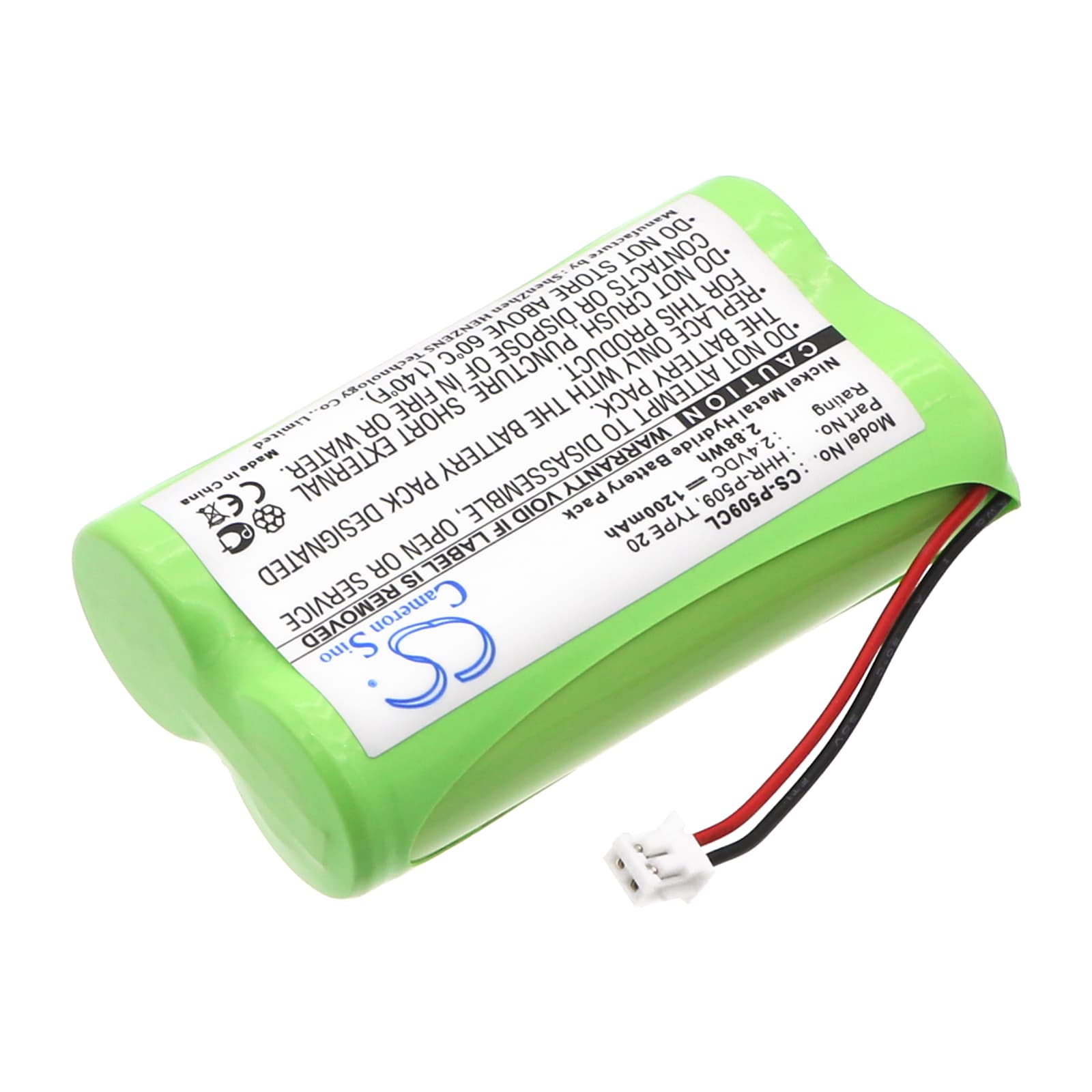 Batteri til trådløs telefon for SPP-940, SPP-977, SPP-A1050 og andre