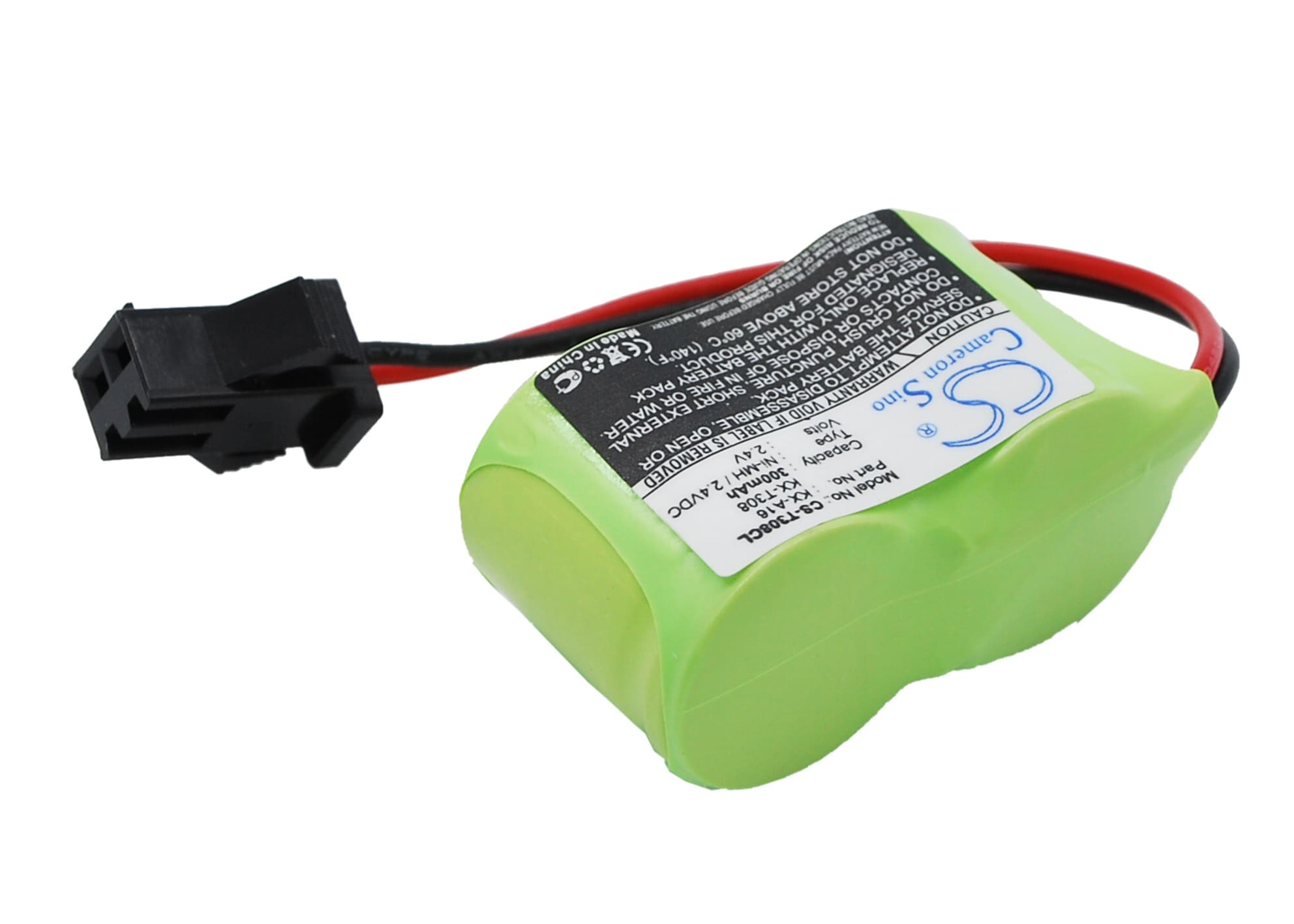 Batteri til trådløs telefon for Panasonic KX-A16, KX-T1232, KX-T308 og andre.
