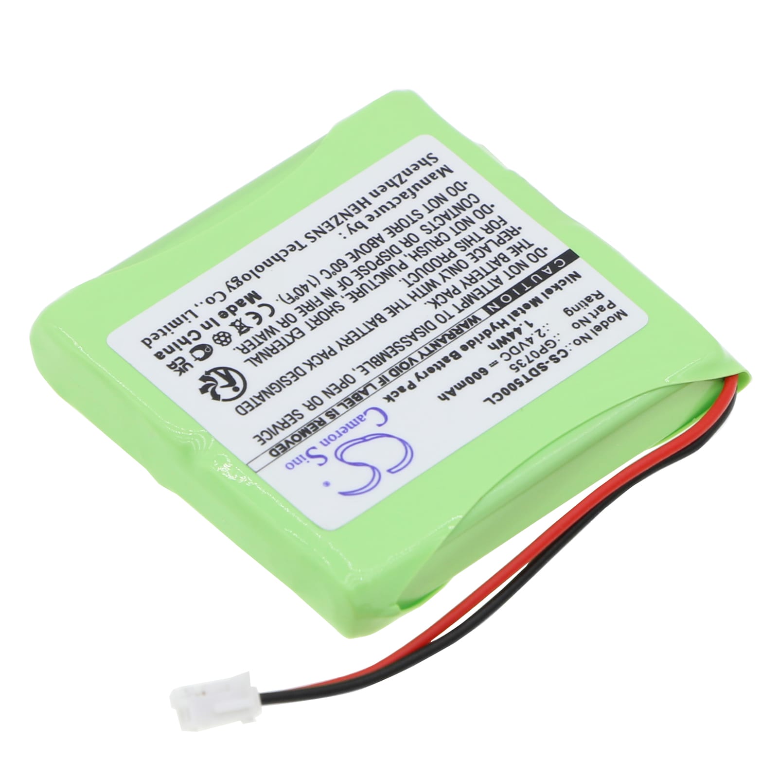 Batteri til trådløs telefon for Telstra 8400A, 8450, CLS-8450 osv.
