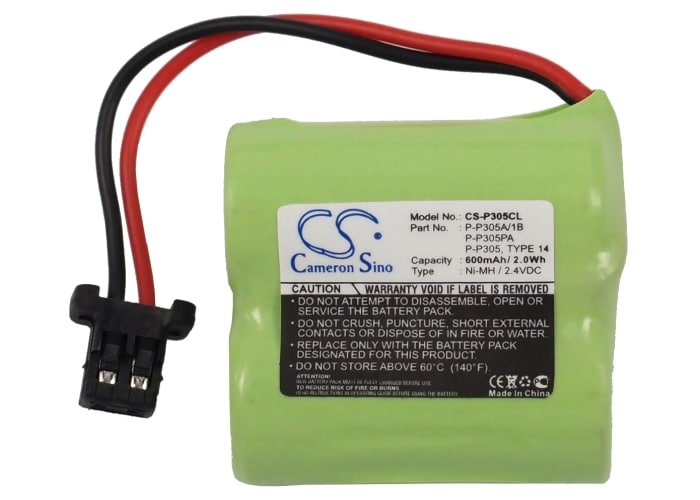 Batteri til trådløs telefon for Cobra CP464, CP702, AN8525 osv.