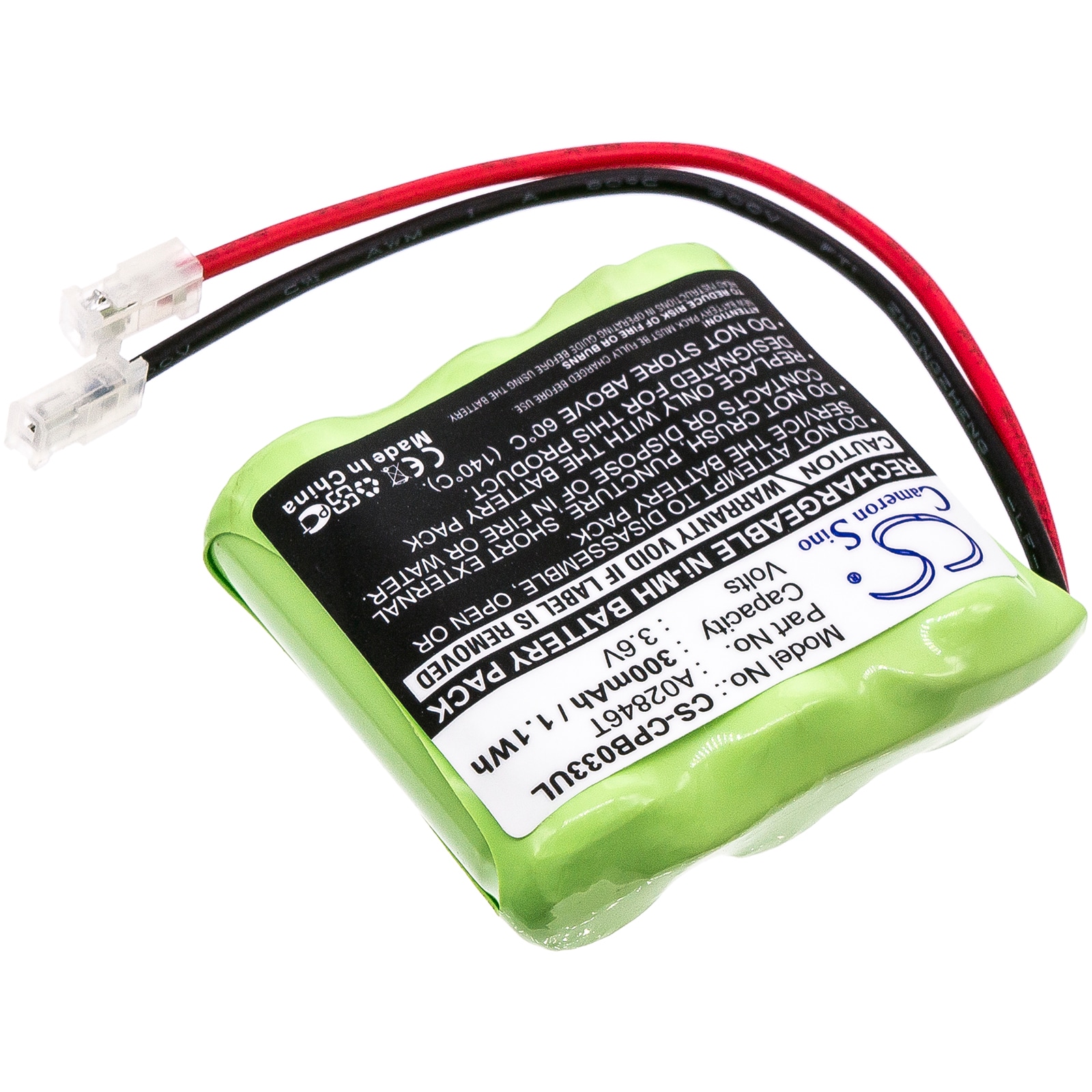 Batteri til trådløs telefon for Universal 2/3AAA x 3