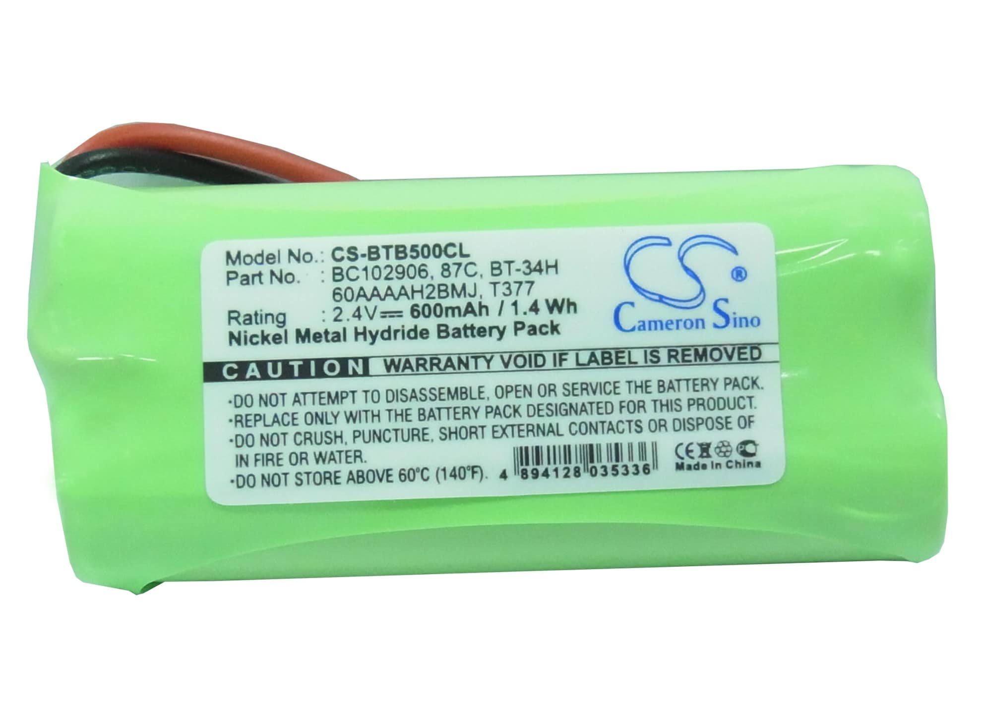 Batteri til trådløs telefon for Premier Magic 110, Magic 120, Magic 130 osv.