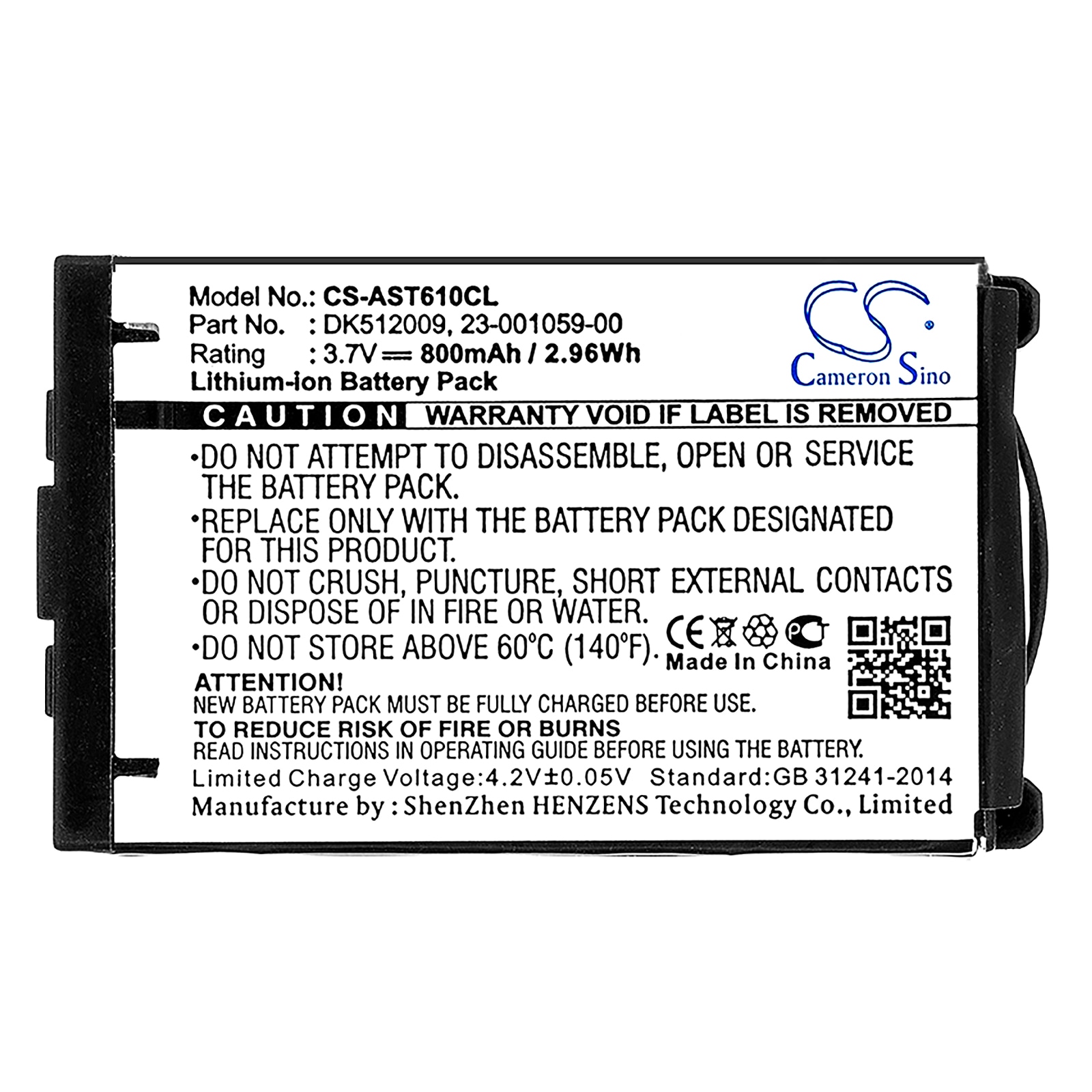 Batteri til trådløs telefon for DeTeWe 650c, 632d, 622d osv.