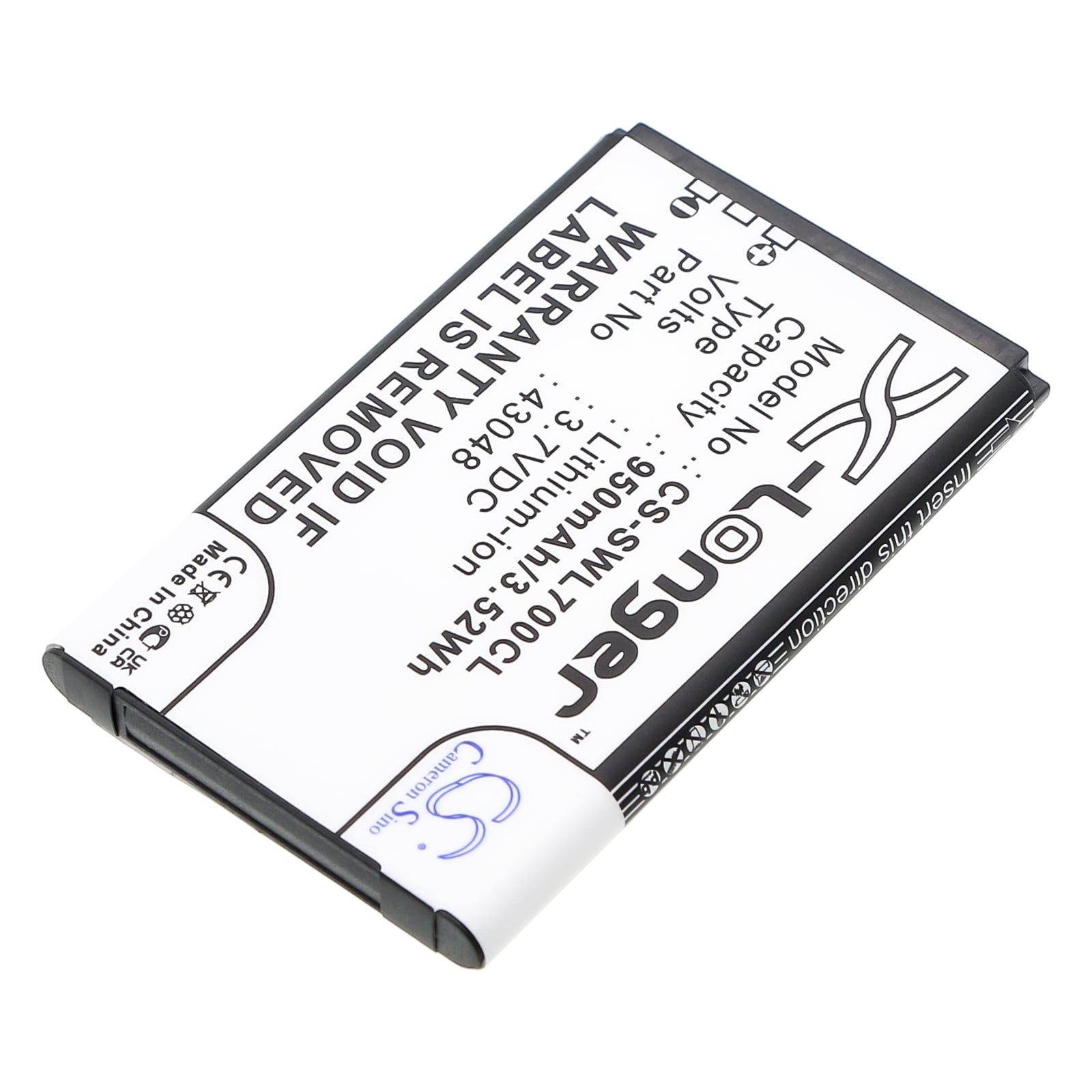 Batteri for trådløs telefon for Swissvoice L7, EN 20405855